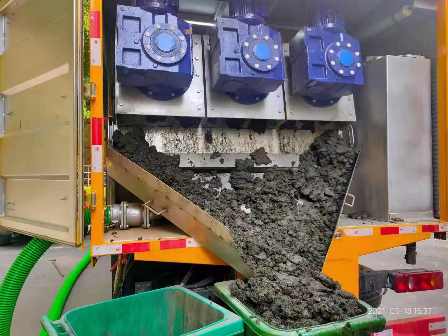 沂源化粪池清掏城市维护站-泥浆净化干湿分离处理